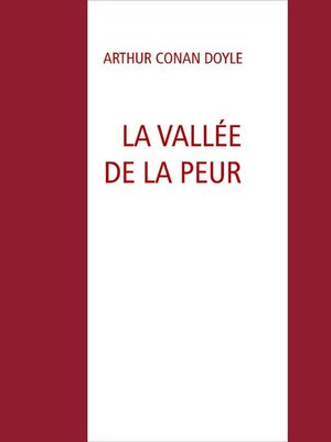 cover image of LA VALLÉE DE LA PEUR